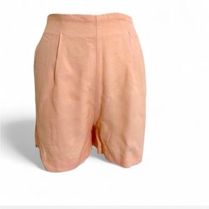Vintage Hugo Buscati Peach Women's Shorts - size 6